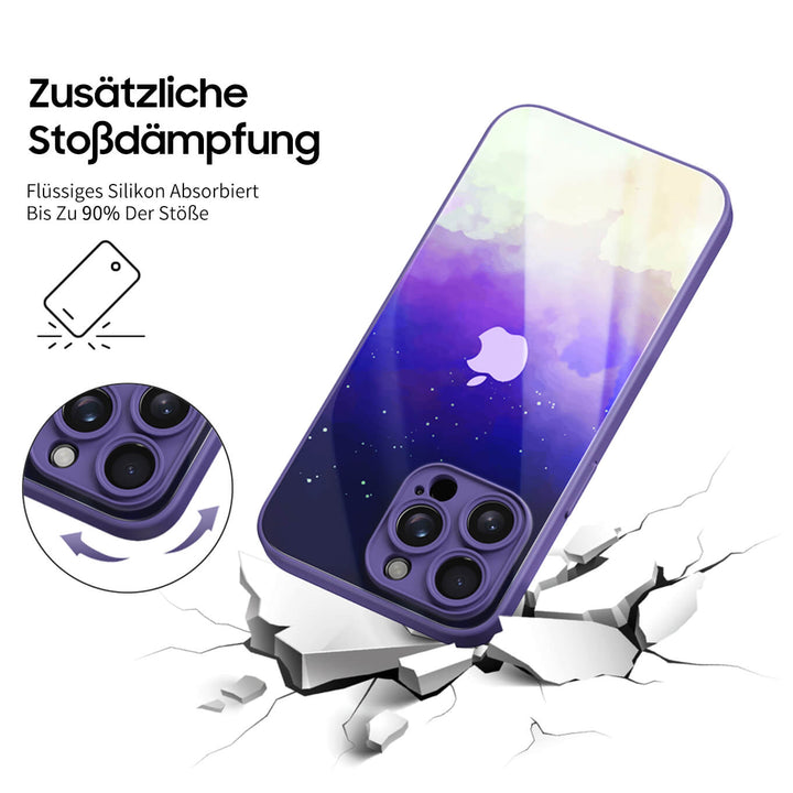 Stern Schwarz - iPhone Handyhülle