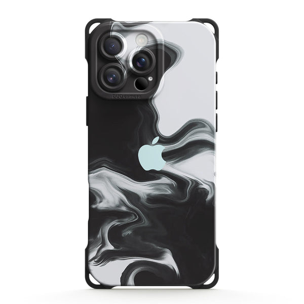 Schwarz Weiß - iPhone Ultra Impact Strapazierfähige Handyhülle