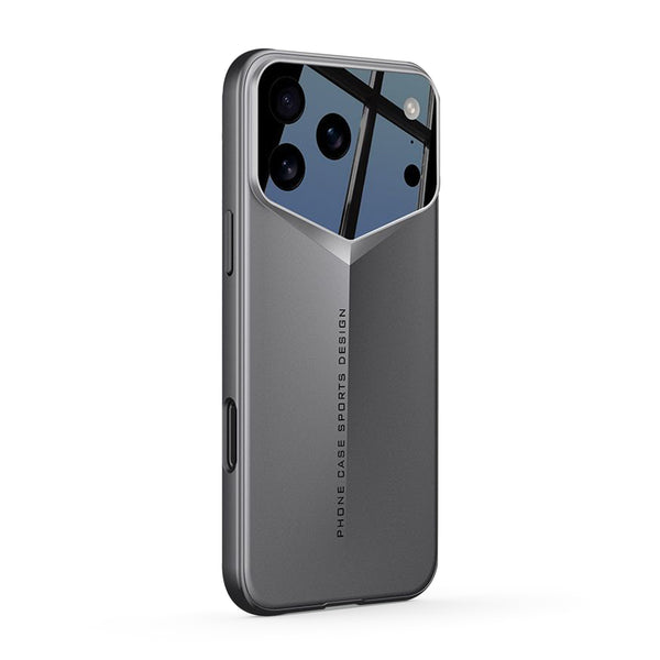 Kaltes Grau - iPhone Handyhülle