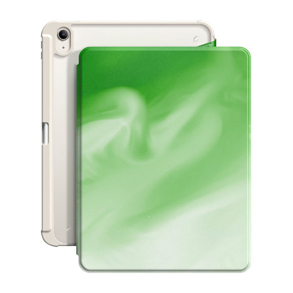 Grün Weiß - iPad Snap 360° Ständer Schlagfeste Hüllen