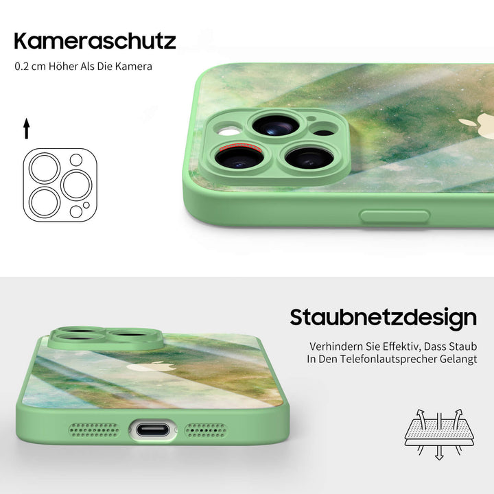 Grüner Plutonebel - iPhone Handyhülle