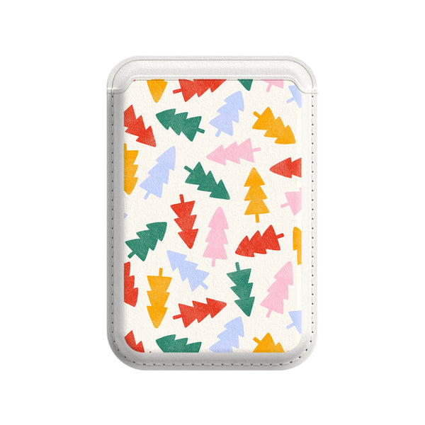 Bunte Weihnachten - iPhone Leder Wallet