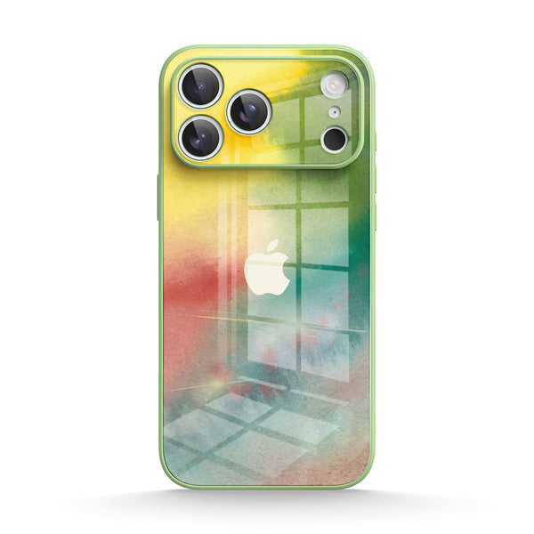 Warme Sonne - iPhone Gehärtetes Glas Handyhülle