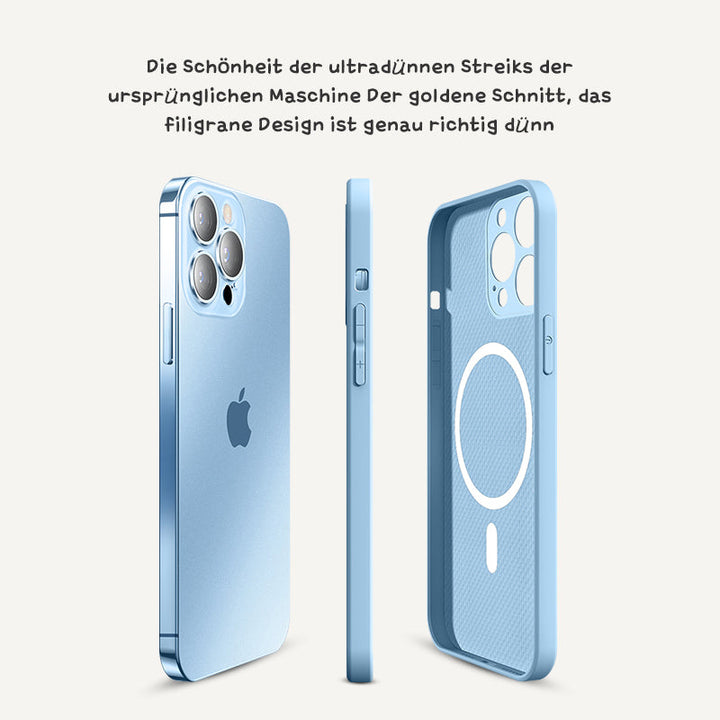 Weiß - iPhone Matte Handyhülle