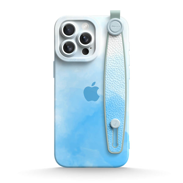 Sommer Blau - iPhone Handyanhänger Handyhülle