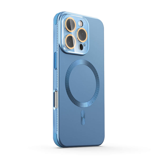 Schneegipfel Blau - iPhone Handyhülle