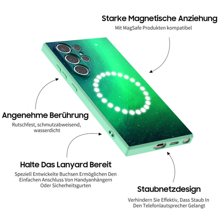 Magnetische Sturm-Morgenröte - Samsung Handyhülle