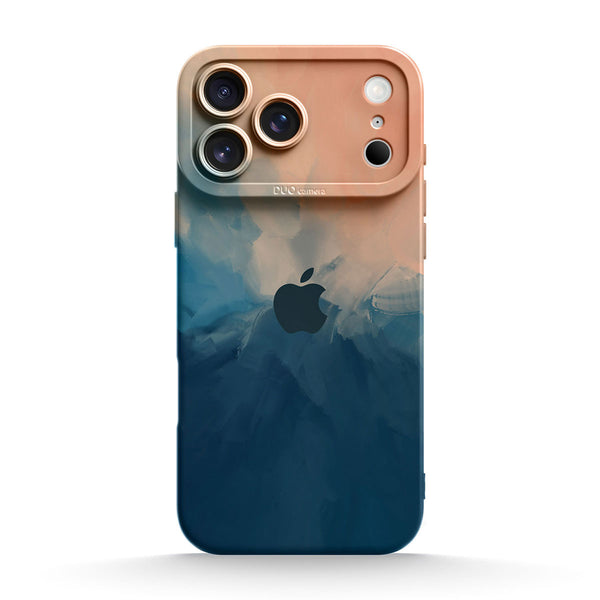 Abend Wald - iPhone Flüssiges Silikon Handyhülle
