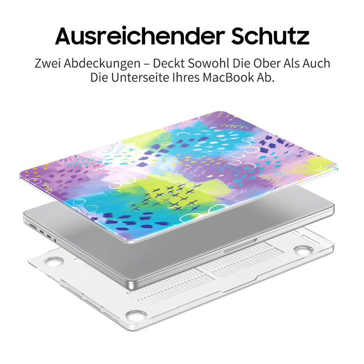 Schwarz Grün - MacBook Hüllen