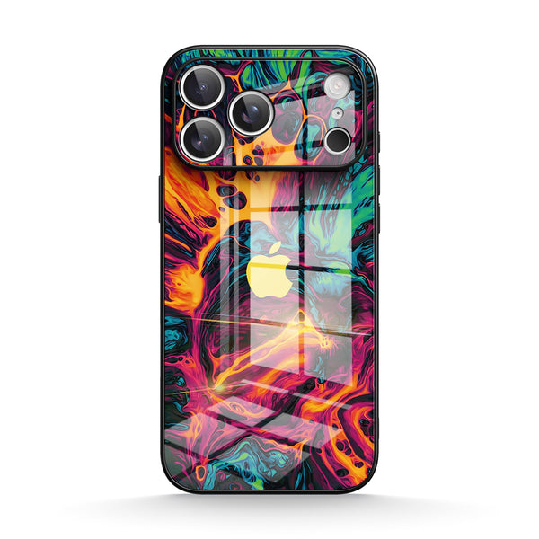 Teufelsherz - iPhone Gehärtetes Glas Handyhülle