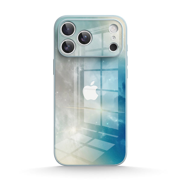 Eisstern - iPhone Gehärtetes Glas Handyhülle