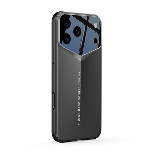 Kühles Schwarz - iPhone Handyhülle