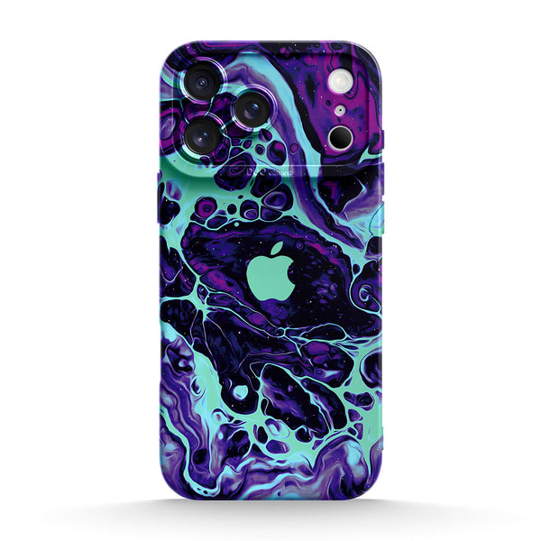 Phantomnebel - iPhone Flüssiges Silikon Handyhülle