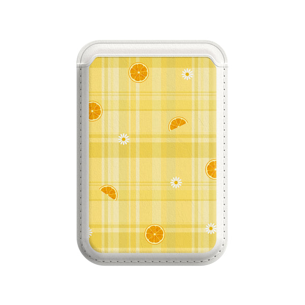Erfrischende Zitrone - iPhone Leder Wallet