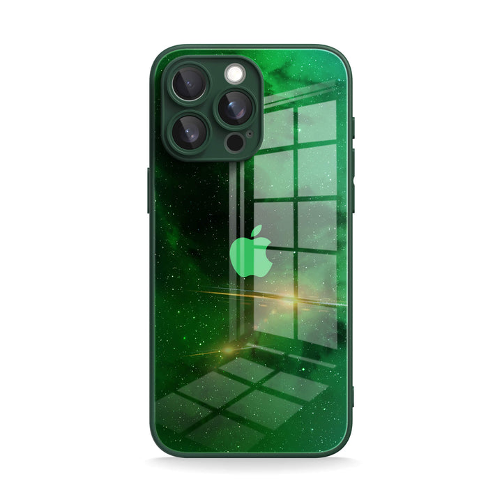 Nachtstern Grün - iPhone Handyhülle