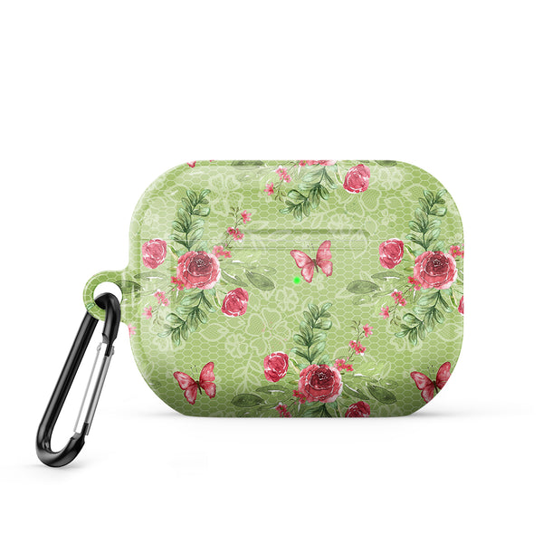 Schmetterling Zwischen Blumen - AirPods Handyhülle