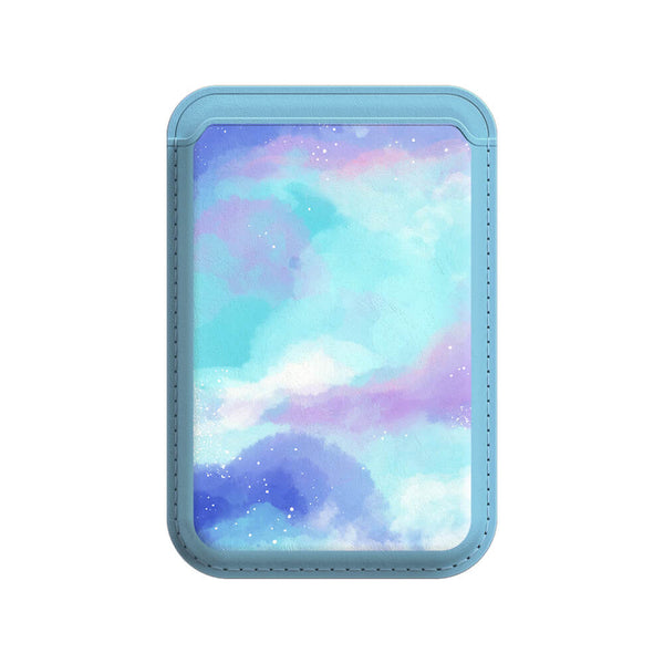 Astral Blau - iPhone Leder Wallet