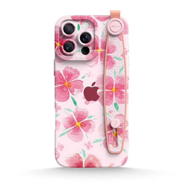 Rosa Pfirsichblüte - iPhone Handyanhänger Handyhülle