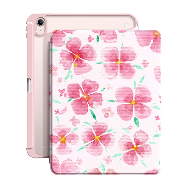 Rosa Pfirsichblüte - iPad Snap 360° Ständer Schlagfeste Hüllen