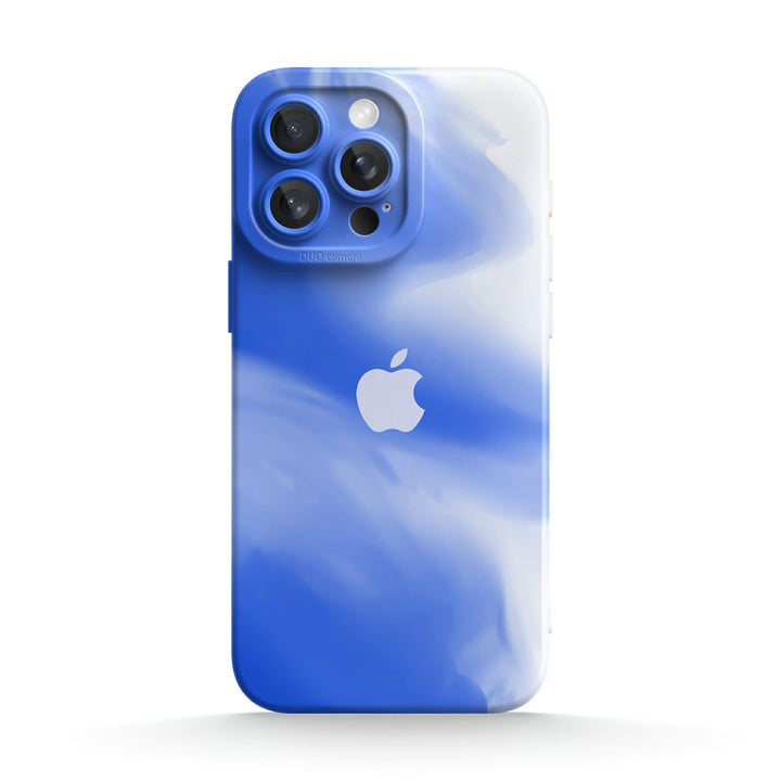 Blau Weiß - iPhone Handyhülle