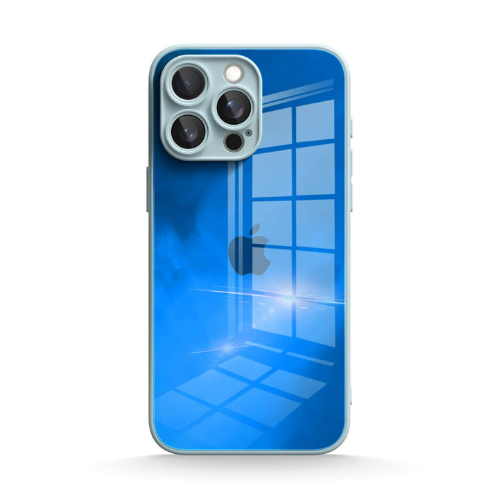 Blaues Objekt - iPhone Handyhülle