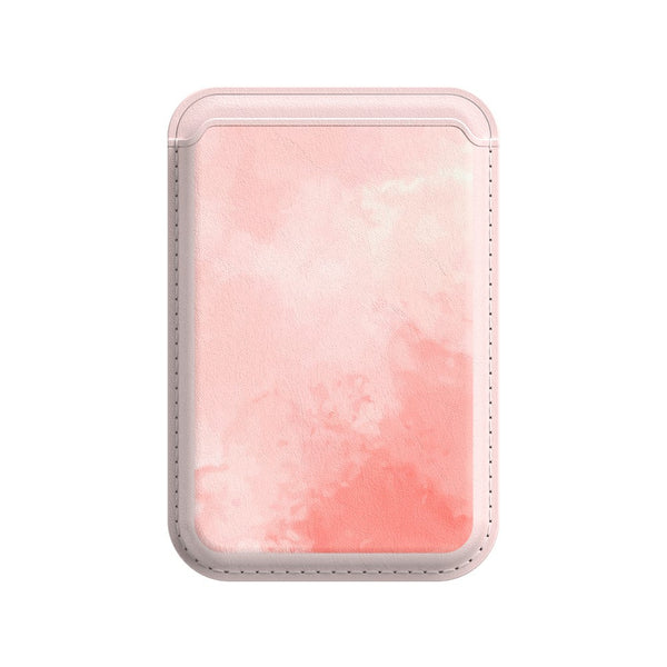 Elegantes Rosa - iPhone Leder Wallet