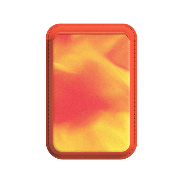 Feuer Wolke - iPhone Leder Wallet