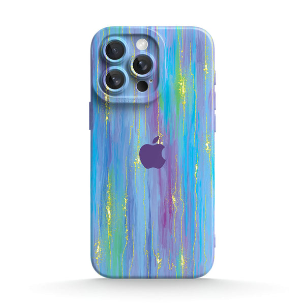 Grauer Lotus - iPhone Flüssiges Silikon Handyhülle