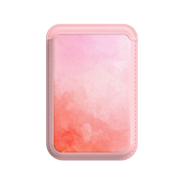 Heißes Rosa - iPhone Leder Wallet