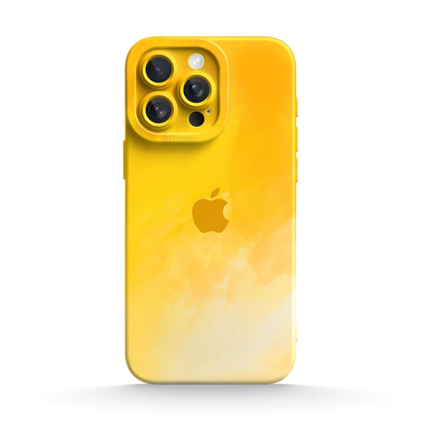 Helles Gelb - iPhone Flüssiges Silikon Handyhülle