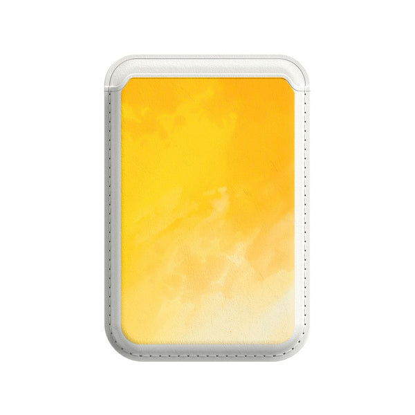 Helles Gelb - iPhone Leder Wallet