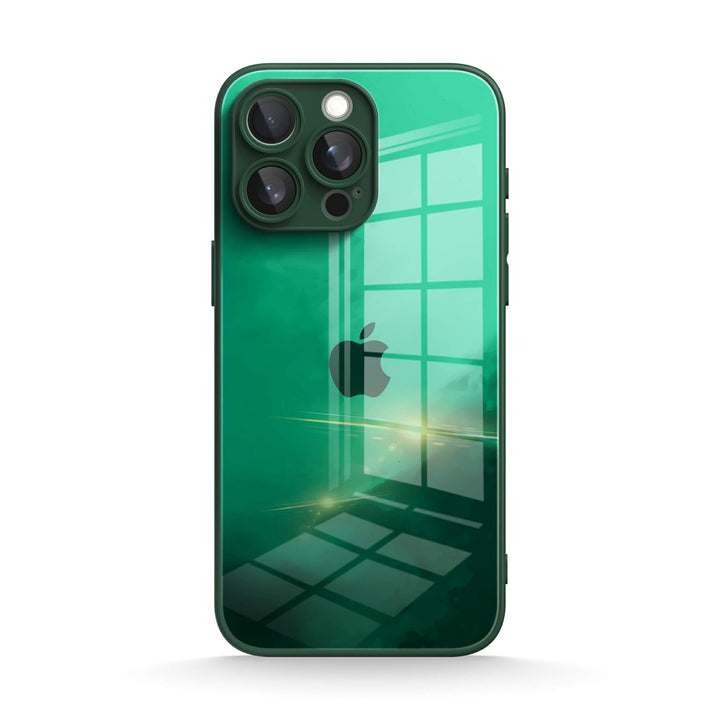 Nacht Grün - iPhone Handyhülle