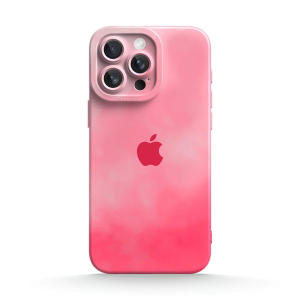 Rosa Dämmerung - iPhone Flüssiges Silikon Handyhülle