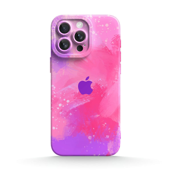 Rosa Koralle - iPhone Flüssiges Silikon Handyhülle