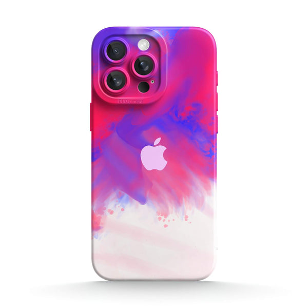 Rot Brechen - iPhone Flüssiges Silikon Handyhülle