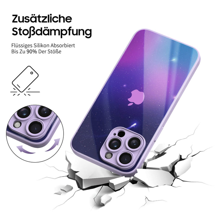 Optisch Magnetisch-Lila Grün - iPhone Handyhülle